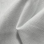 120gsm (4.2 oz) 60% Cotton 40% Polyester Dobby Dotted Swiss Textured Fabric Tops Skirt M5306