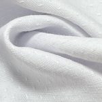 120gsm (4.2 oz) 60% Cotton 40% Polyester Dobby Dotted Swiss Textured Fabric Tops Dress M5361