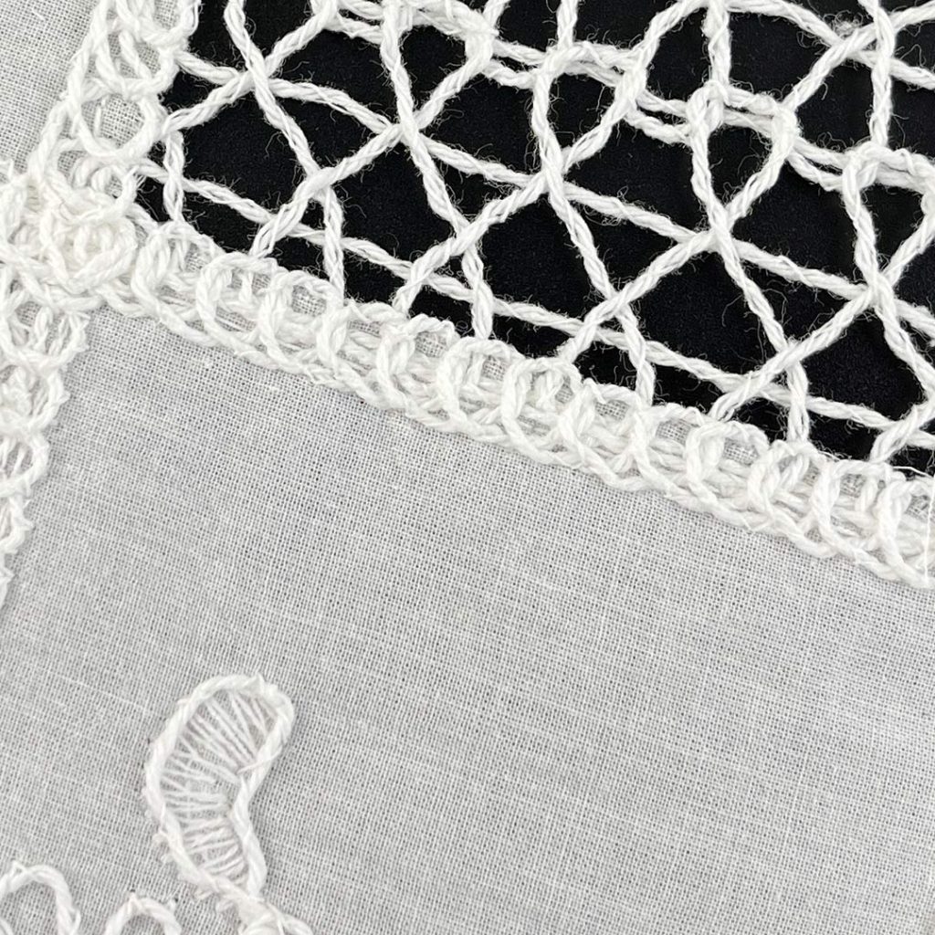 100% Cotton Eyelet Textured Breathable Fabric Blouse Dress Tops EM275