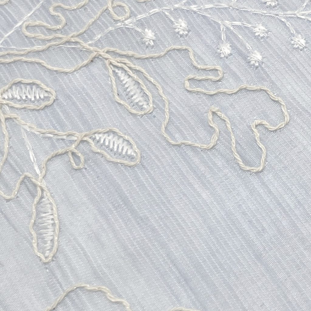 80% Lyocell 20% Polyester Eyelet Breathable Textured Fabric Dress Skirt ME334