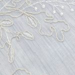 80% Lyocell 20% Polyester Eyelet Breathable Textured Fabric Dress Skirt ME334