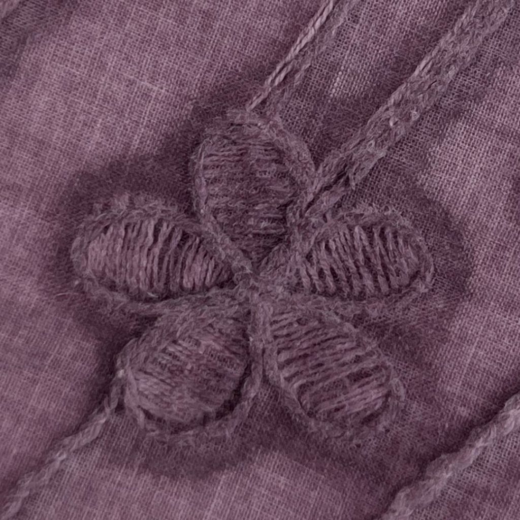 100% Cotton Eyelet Textured Breathable Fabric Dress Tops Blouse