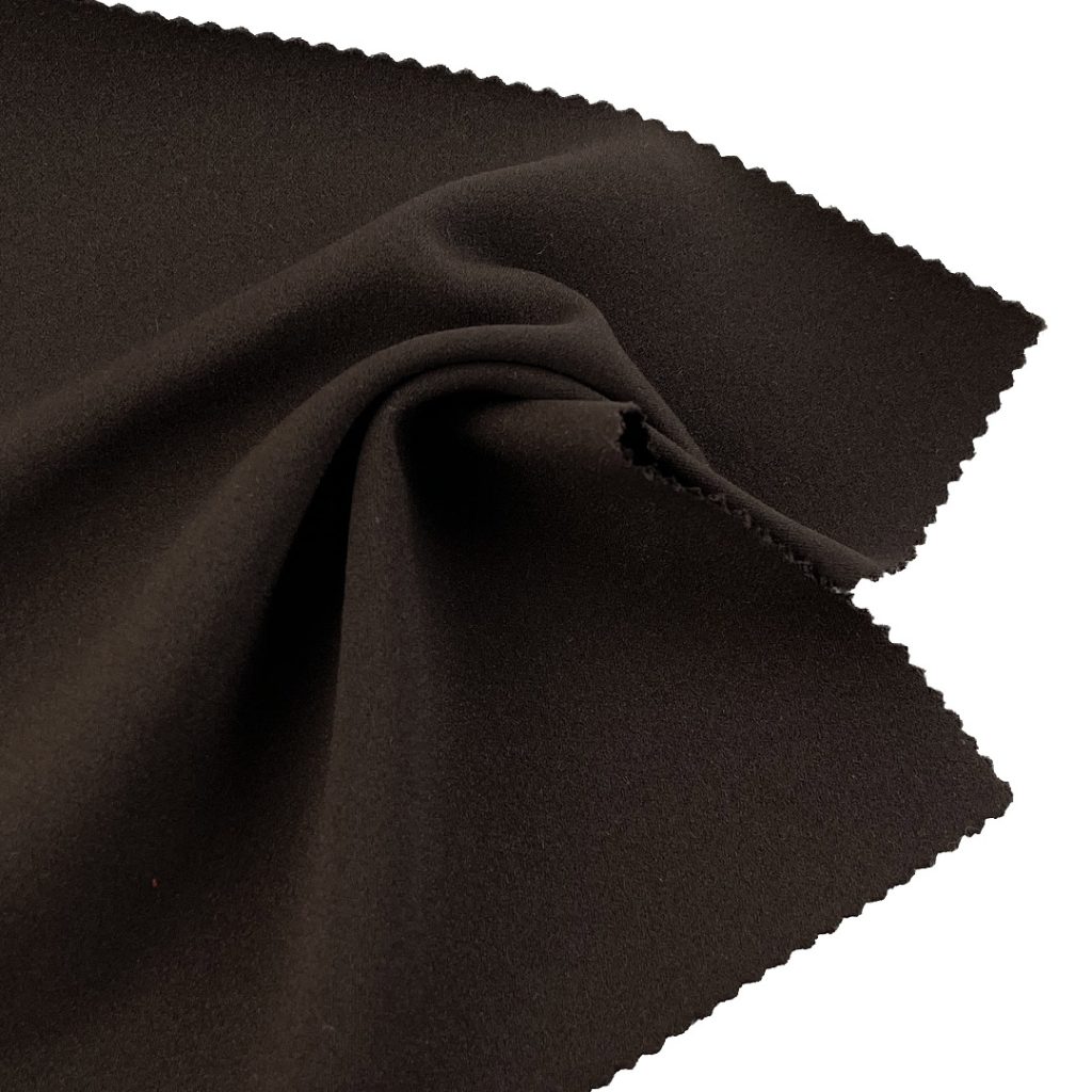 100gsm (3.5 oz) 100% Polyester Laminated Smooth Crisp Hand Feel Fabric Pants Jacket P252511