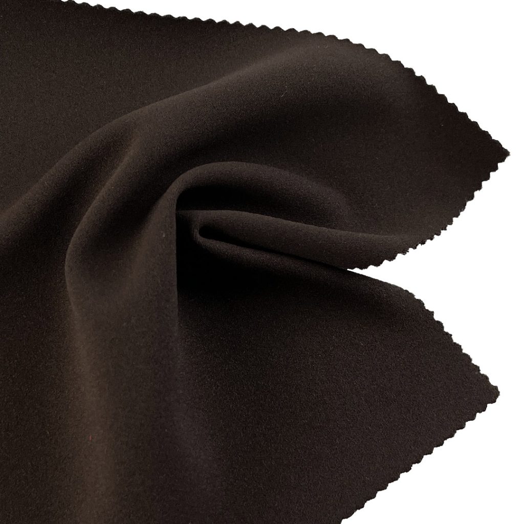 100gsm (3.5 oz) 100% Polyester Laminated Smooth Crisp Hand Feel Fabric Pants Jacket P252511