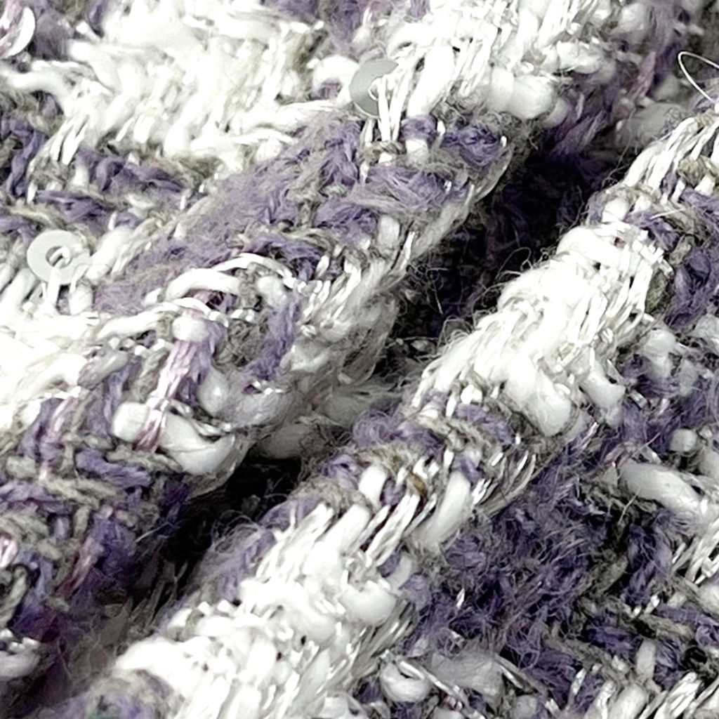 540gsm (19.0 oz) 20% Cotton 80% Nylon Tweed Houndstooth Textured Shape Retention Fabric Dress Packaging Coat