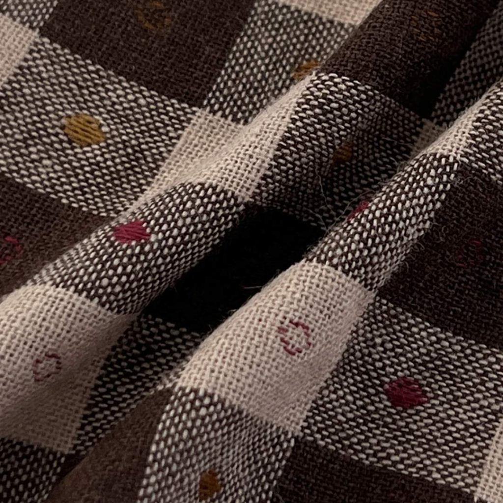 120gsm (4.2 oz) 100% Cotton Plaid Ripstop Fabric Dress Shirt