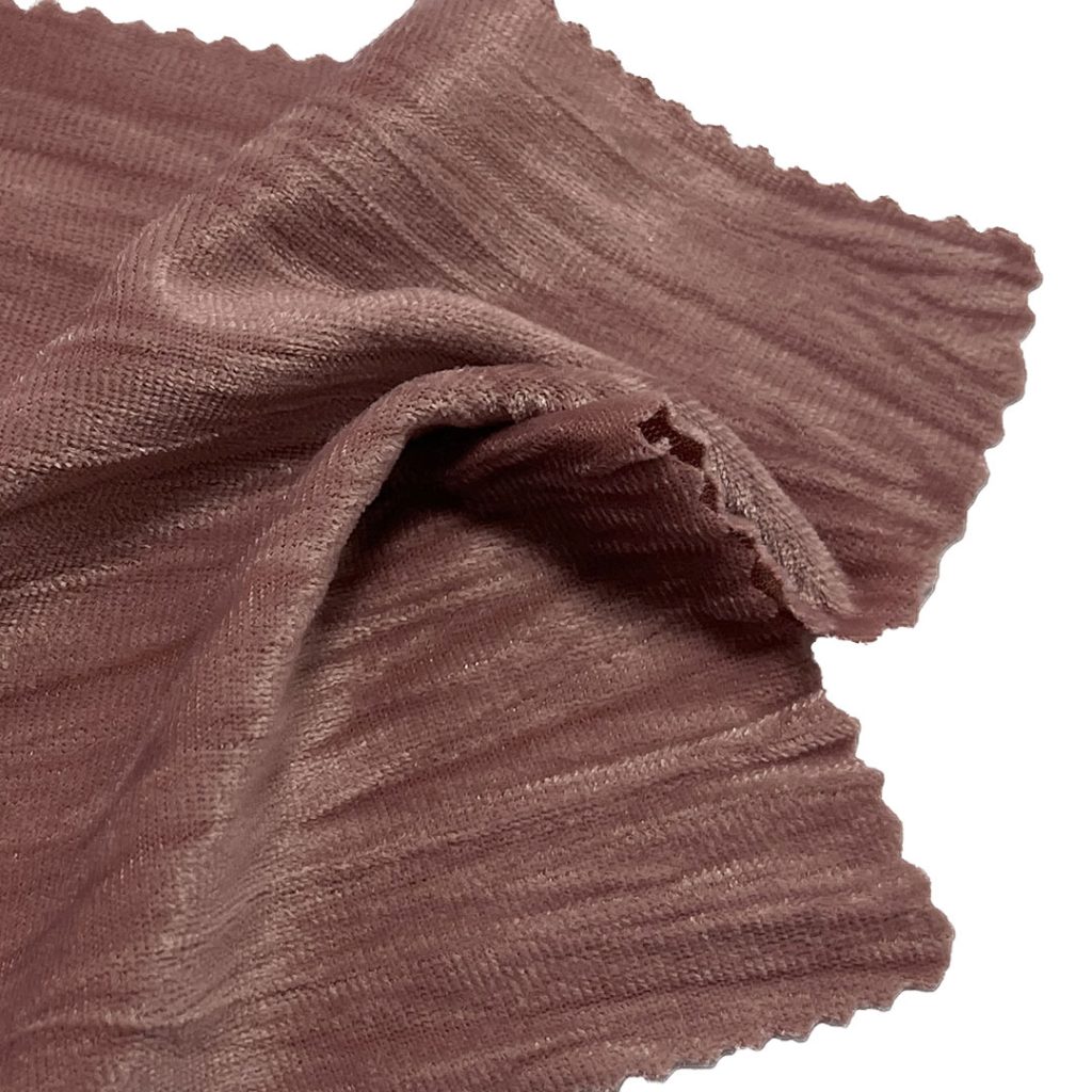 250gsm (8.8 oz) 95% Polyester 5% Spandex Pleated Textured Fabric Dress Evening Dress Tops