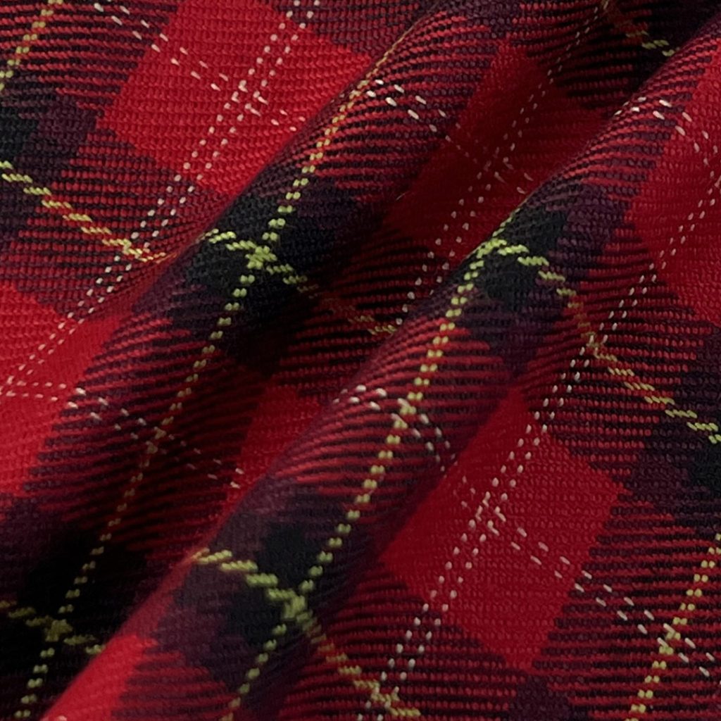 170gsm (6.0 oz) 80% Polyester 17% Viscose 3% Spandex Plaid Ripstop Fabric Dress Shirt