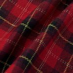 170gsm (6.0 oz) 80% Polyester 17% Viscose 3% Spandex Plaid Ripstop Fabric Dress Shirt