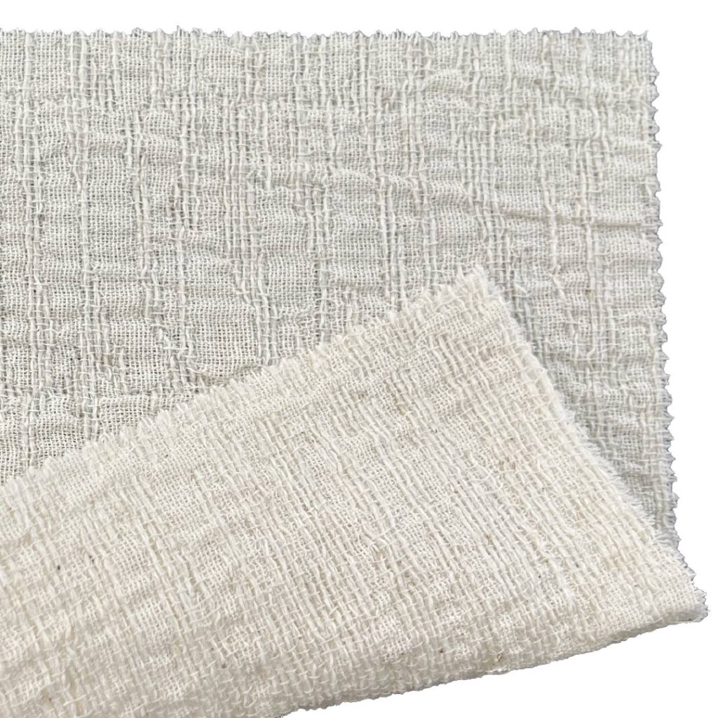 210gsm (7.4 oz) 20% Cotton 20% Linen 60% Polyester Burlap Textured Fabric Suit Lining Vest S6280