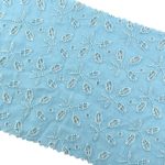 100% Cotton Eyelet Textured Breathable Fabric Blouse Skirt