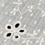 100% Cotton Eyelet Breathable Textured Fabric Blouse Skirt TH071