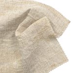 175gsm (6.2 oz) 70% Cotton 30% Linen Crepe Fabric Tops Dress W2852