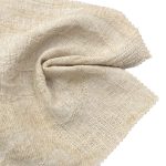 175gsm (6.2 oz) 70% Cotton 30% Linen Crepe Fabric Tops Dress W2852