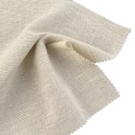 215gsm (7.6 oz) 60.8% Cotton 39.2% Linen Hessian Textured Fabric Apron Bag Suit Lining