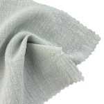 85gsm (3.0 oz) 80% Cotton 3% Linen 17% Viscose Crepe Textured Translucent Fabric Skirt Dress W8231