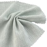 85gsm (3.0 oz) 80% Cotton 3% Linen 17% Viscose Crepe Textured Translucent Fabric Skirt Dress W8231