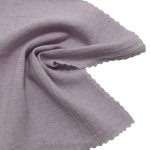 120gsm (4.2 oz) 74% Cotton 4% Linen 22% Viscose Crepe Textured Translucent Fabric Skirt Dress W8232