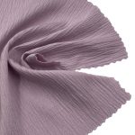 150gsm (5.3 oz) 3% Spandex 37% Viscose 60% Polyester Pleated Textured Fabric Dress Tops Skirt
