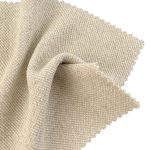 360gsm (12.7 oz) 48% Cotton 52% Linen Burlap Textured Fabric Suit Lining Vest XZ-0438