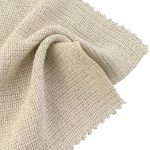 300gsm (10.6 oz) 30% Linen 70% Viscose Burlap Textured Fabric Suit Lining Bag XZ-0619