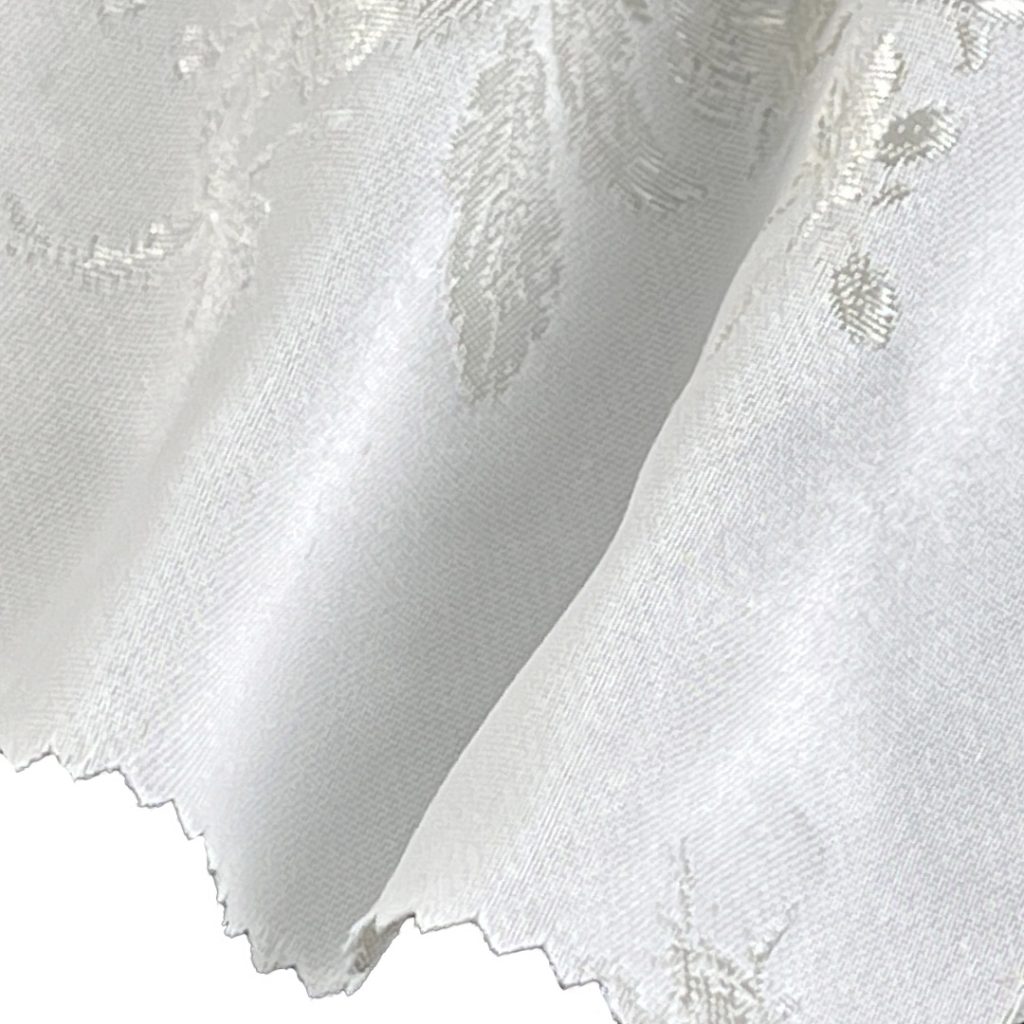 100% Polyester Brocade Ripstop Crisp Hand Feel Fabric Wedding Dress Bed Runner Curtain 02
