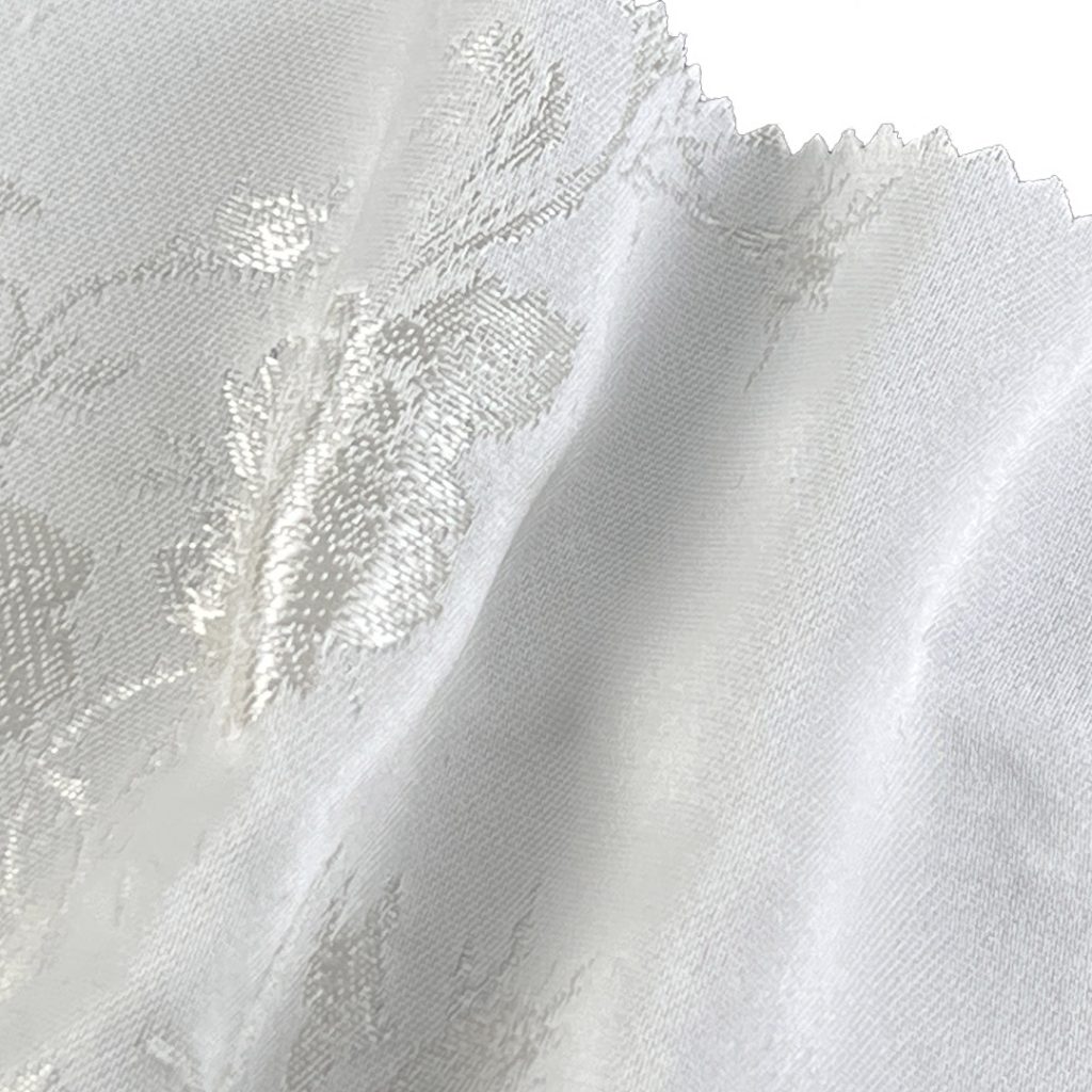 100% Polyester Brocade Ripstop Crisp Hand Feel Fabric Wedding Dress Bed Runner Curtain 02