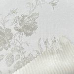 100% Polyester Brocade Ripstop Crisp Hand Feel Fabric Wedding Dress Bed Runner Curtain 02