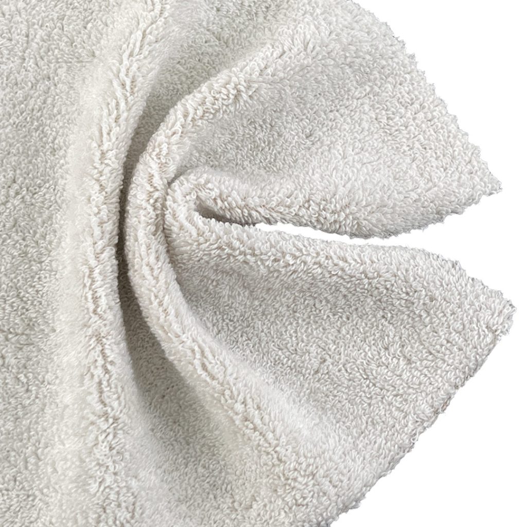 350gsm (12.3 oz) 80% Cotton 20% Polyester Towel Soft Hand Feel Fabric Sleepwear Sweater 055-1274