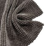 600gsm (21.2 oz) 85% Polyester 10% Viscose 5% Spandex Waffle Fabric Soft Hand Feel Fabric 18274