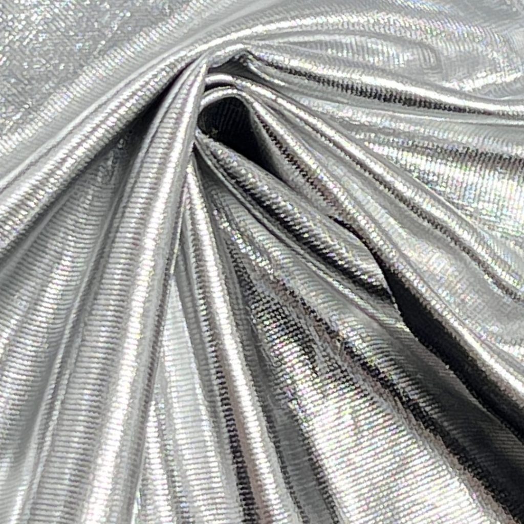 40gsm (1.4 oz) 100% Polyester Foil Iridescent Shiny Smooth Hand Feel Fabric Dress Skirt 1008-3#