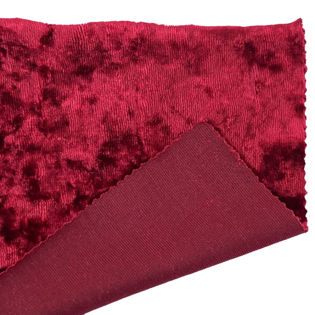 320gsm (11.3 oz) 95% Polyester 5% Spandex Crushed Velvet Plush Hand Feel Fabric Skirt Costume 102#