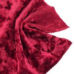 320gsm (11.3 oz) 95% Polyester 5% Spandex Crushed Velvet Plush Hand Feel Fabric Skirt Costume 102#
