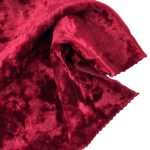 320gsm (11.3 oz) 95% Polyester 5% Spandex Crushed Velvet Plush Hand Feel Fabric Skirt Costume 102#