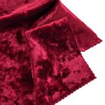 320gsm (11.3 oz) 95% Polyester 5% Spandex Crushed Velvet Plush Hand Feel Fabric Skirt Costume 102#