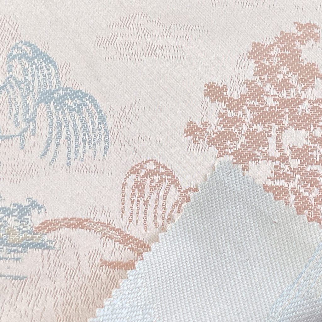 100% Polyester Brocade Ripstop Crisp Hand Feel Fabric Evening Gown Curtain 113