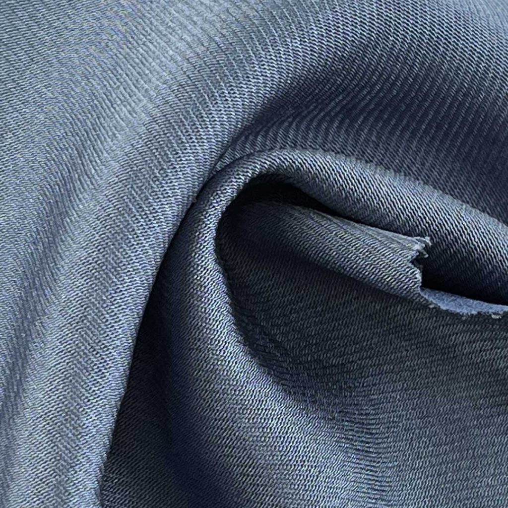 270gsm (9.5 oz) 100% Polyester Satin Glossy Smooth Hand Feel Fabric Skirt Blouse 130-079#