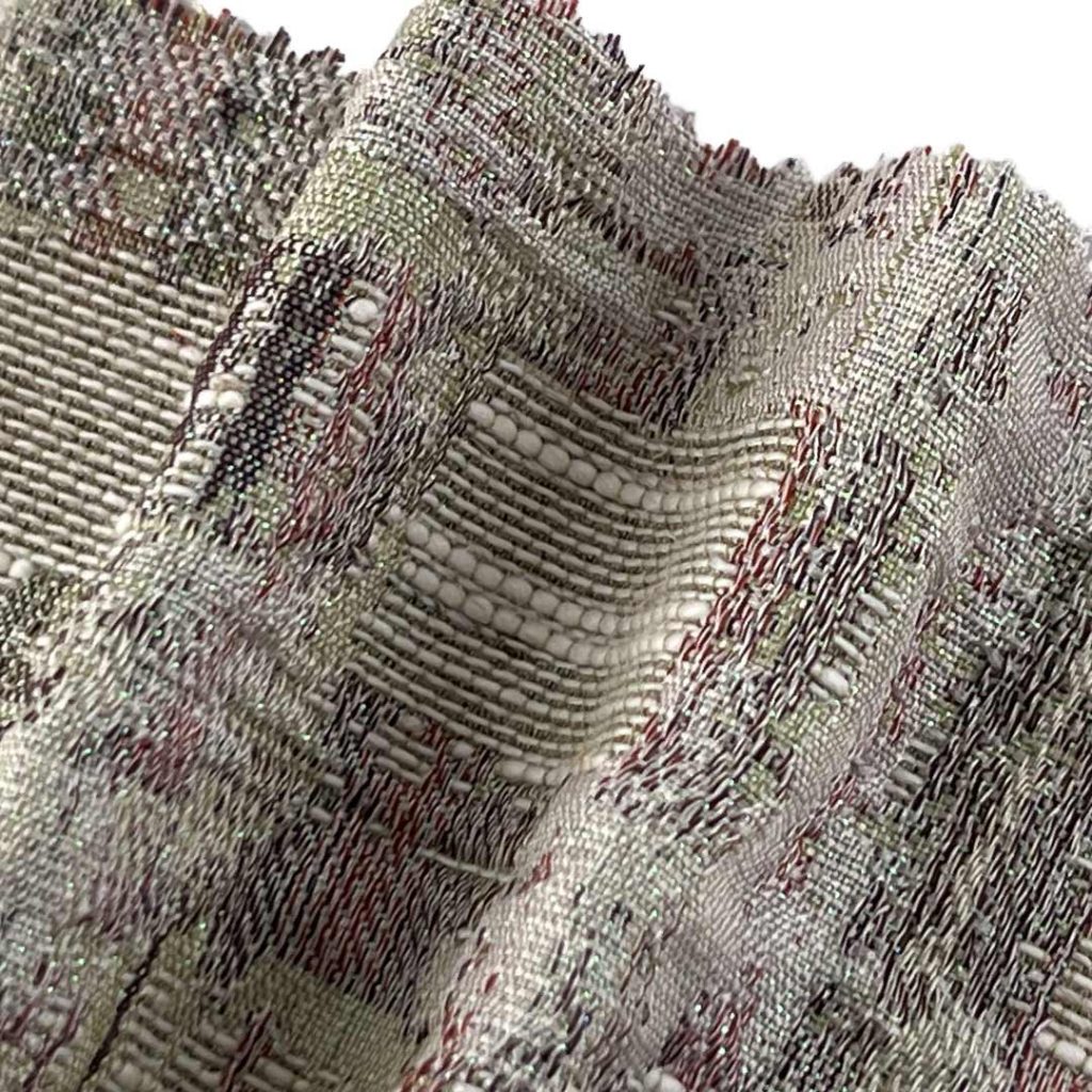 71% Polyester 26% Cotton 3% Linen Brocade Ripstop Crisp Hand Feel Fabric Table Runner Curtain Bed Runner 136#