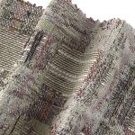 71% Polyester 26% Cotton 3% Linen Brocade Ripstop Crisp Hand Feel Fabric Table Runner Curtain Bed Runner 136#