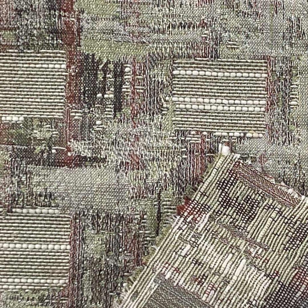 71% Polyester 26% Cotton 3% Linen Brocade Ripstop Crisp Hand Feel Fabric Table Runner Curtain Bed Runner 136#