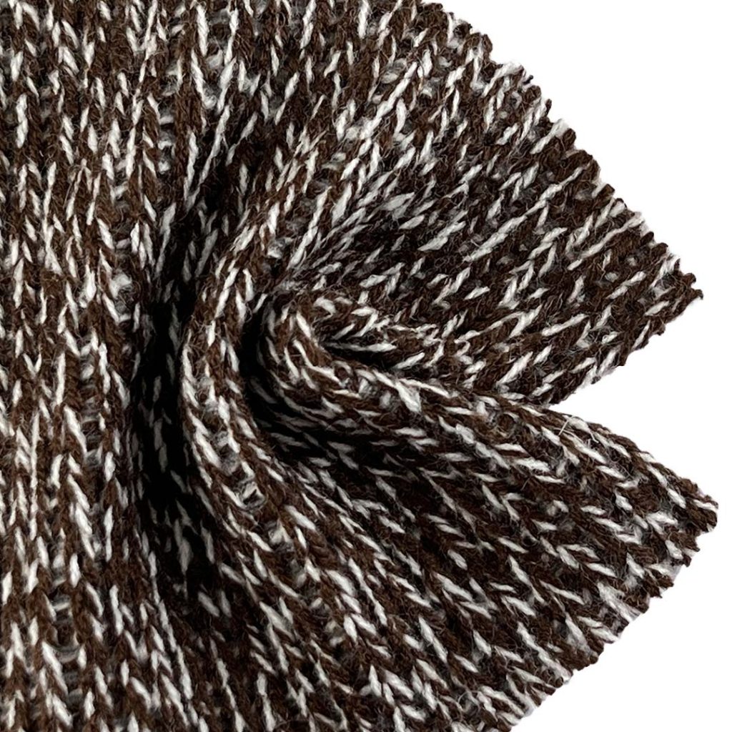 380gsm (13.4 oz) 94% Polyester 6% Spandex Cable Knit Jacquard Soft Hand Feel Fabric Dress Sweater Shawl Cardigan 1410A2