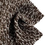 380gsm (13.4 oz) 94% Polyester 6% Spandex Cable Knit Jacquard Soft Hand Feel Fabric Dress Sweater Shawl Cardigan 1410A2