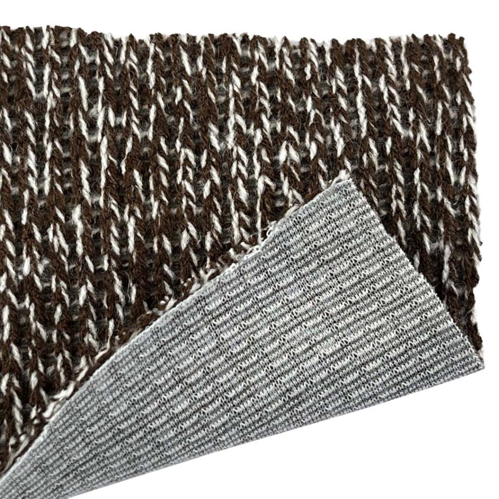 380gsm (13.4 oz) 94% Polyester 6% Spandex Cable Knit Jacquard Soft Hand Feel Fabric Dress Sweater Shawl Cardigan 1410A2