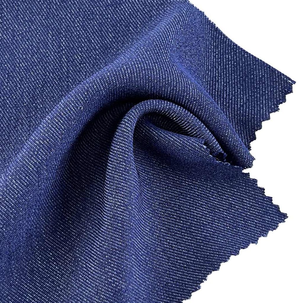 250gsm (8.8 oz) 98% Polyester 2% Spandex Chambray Ripstop Crisp Hand Feel Fabric Pants Shorts 1412-8A