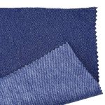 250gsm (8.8 oz) 98% Polyester 2% Spandex Chambray Ripstop Crisp Hand Feel Fabric Pants Shorts 1412-8A