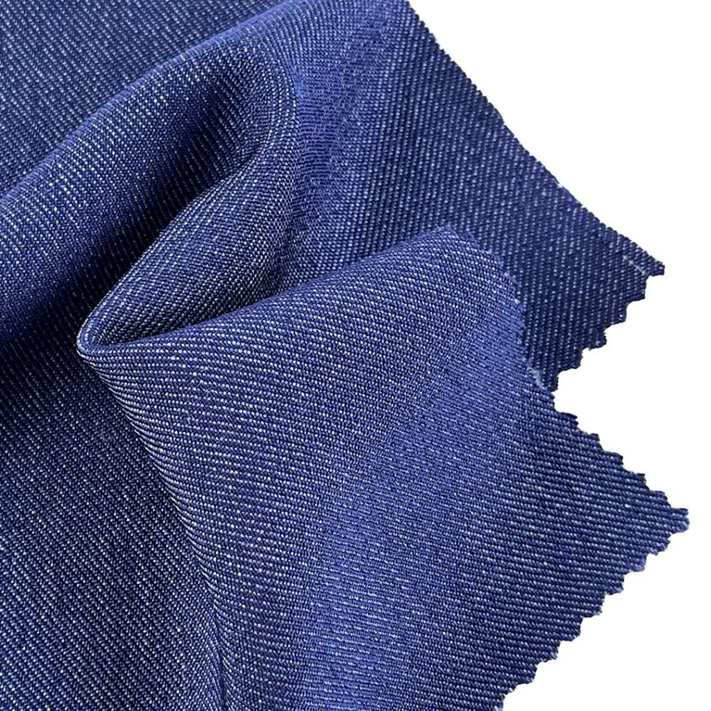 250gsm (8.8 oz) 98% Polyester 2% Spandex Chambray Ripstop Crisp Hand Feel Fabric Pants Shorts 1412-8A