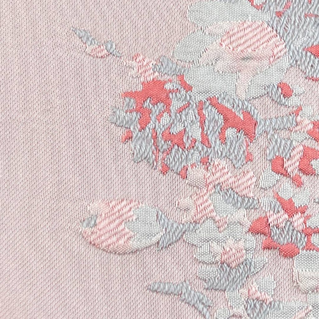 50% Polyester 50% Viscose Brocade Ripstop Crisp Hand Feel Fabric Evening Gown Curtain 204#