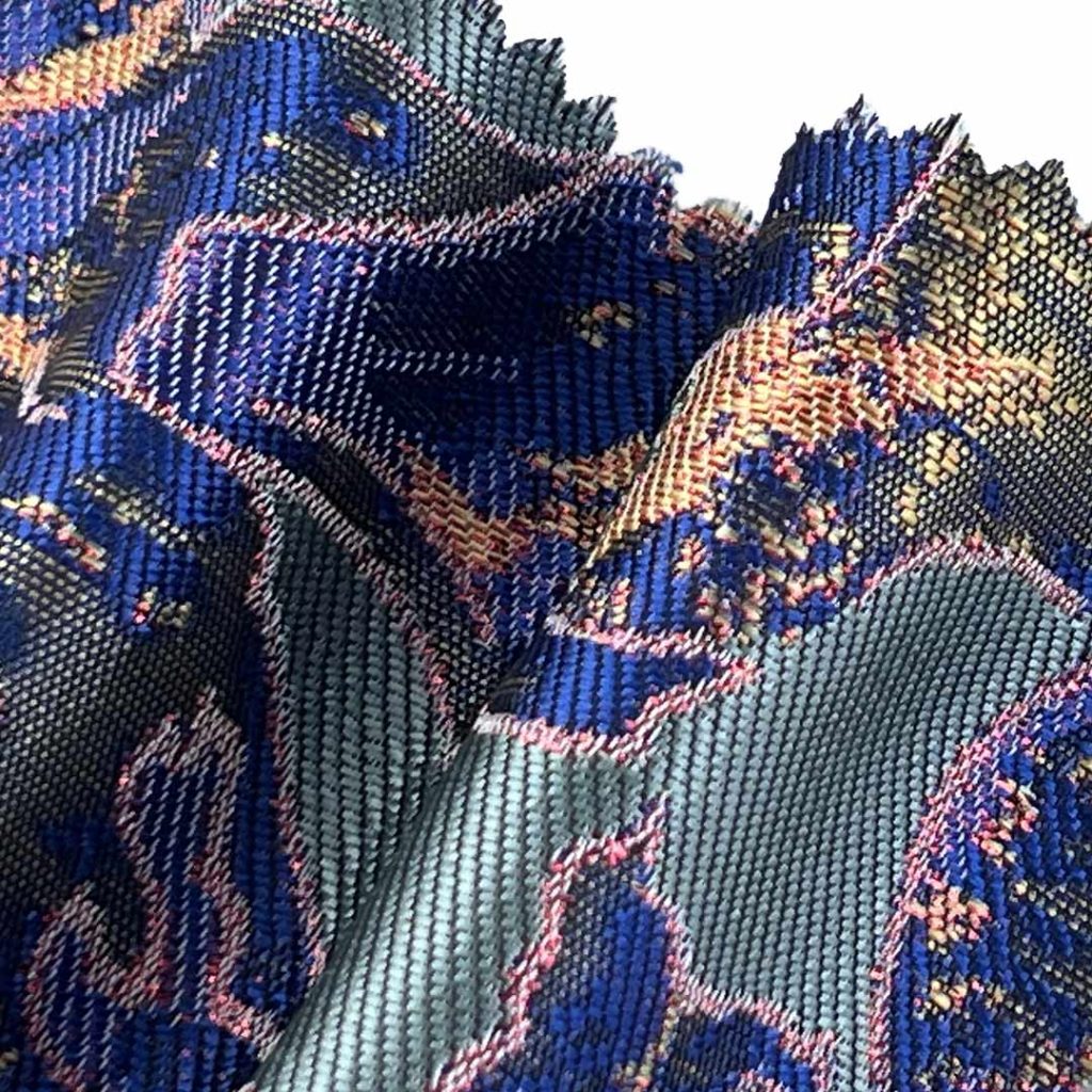 19% Modal 81% Polyester Brocade Ripstop Crisp Hand Feel Fabric Curtain Table Runner 20570