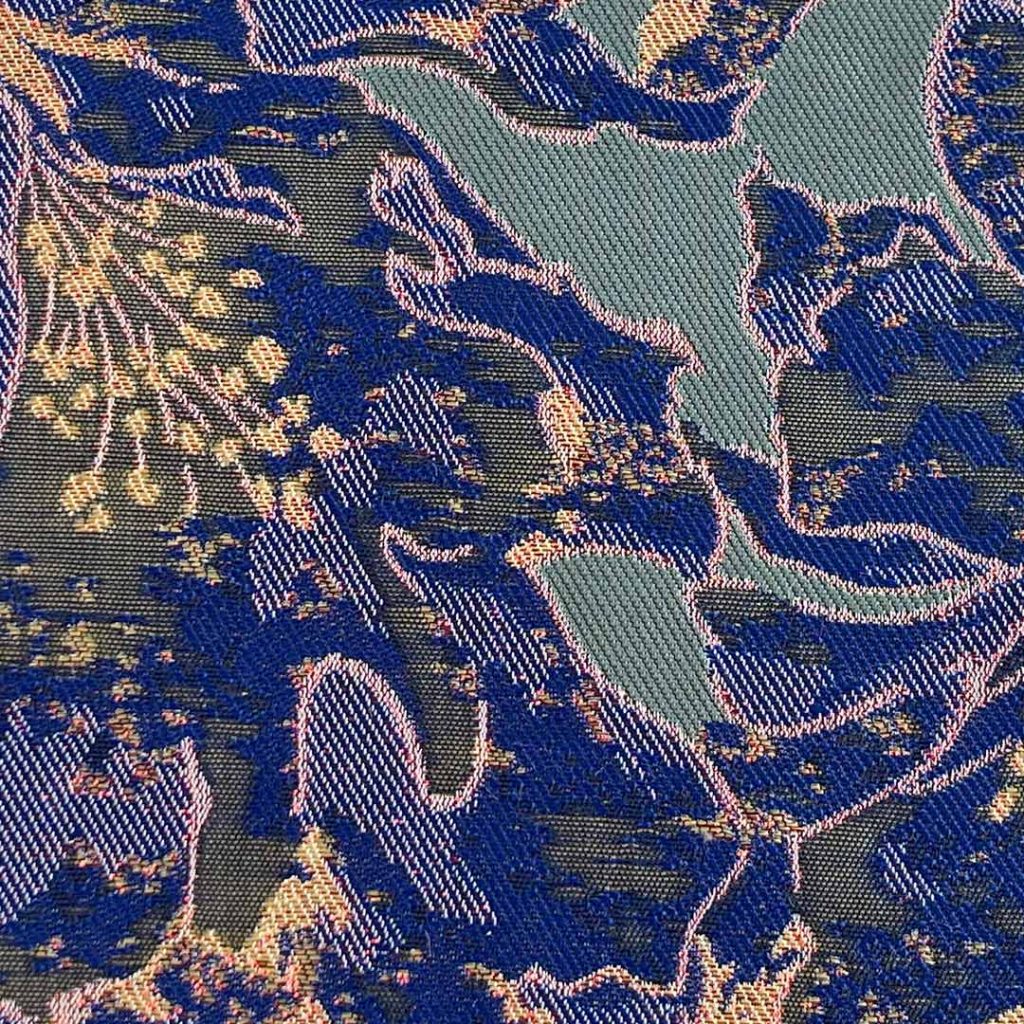 19% Modal 81% Polyester Brocade Ripstop Crisp Hand Feel Fabric Curtain Table Runner 20570