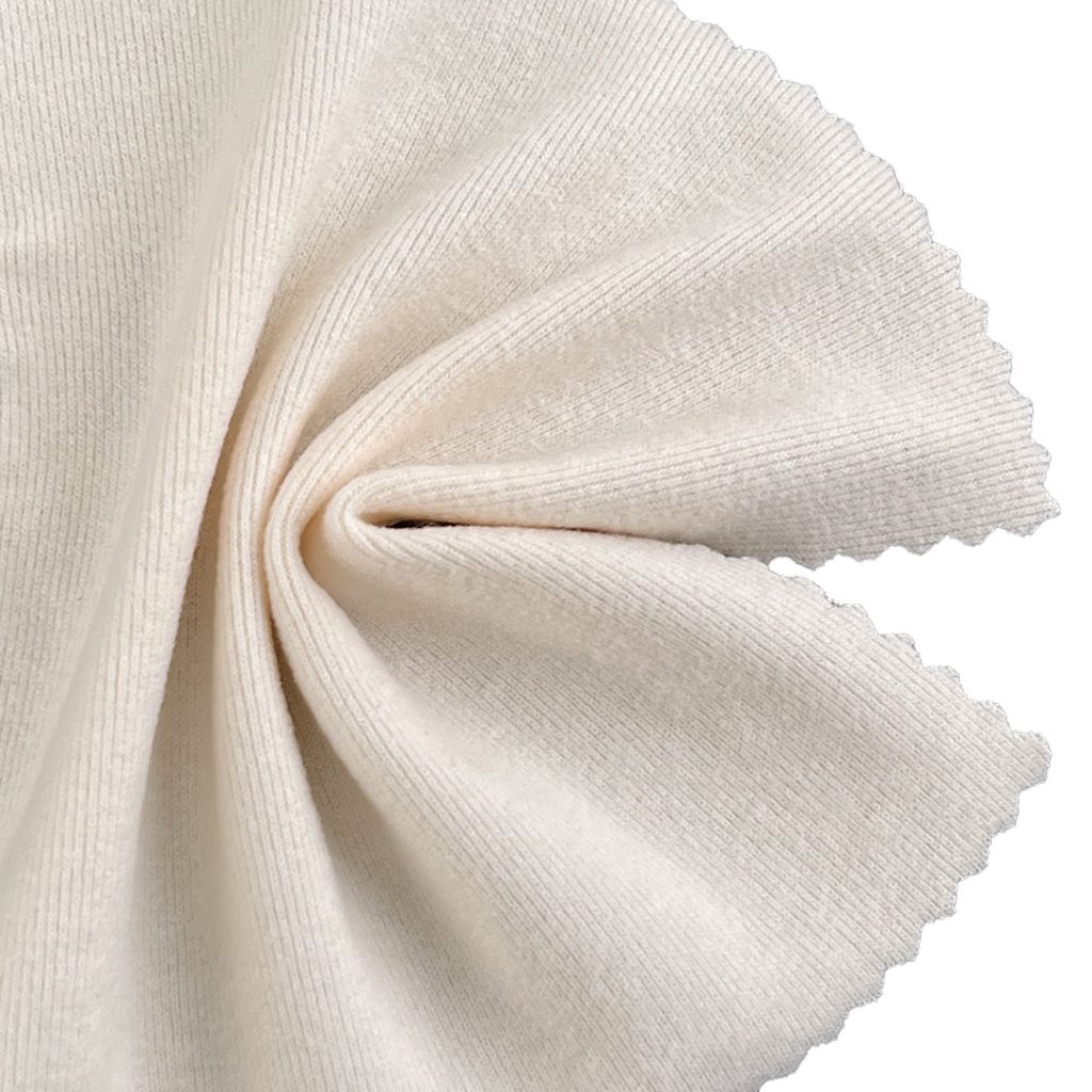 260gsm (9.2 oz) 67% Viscose 25% Polyester 8% Spandex Thermal Heat-Retaining Soft Hand Feel Fabric Cardigan Sleepwear 21023#